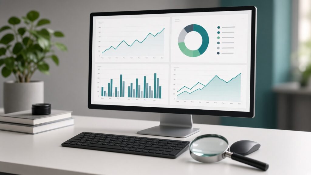 SEO uyumlu web tasarım ve analitik ekranı